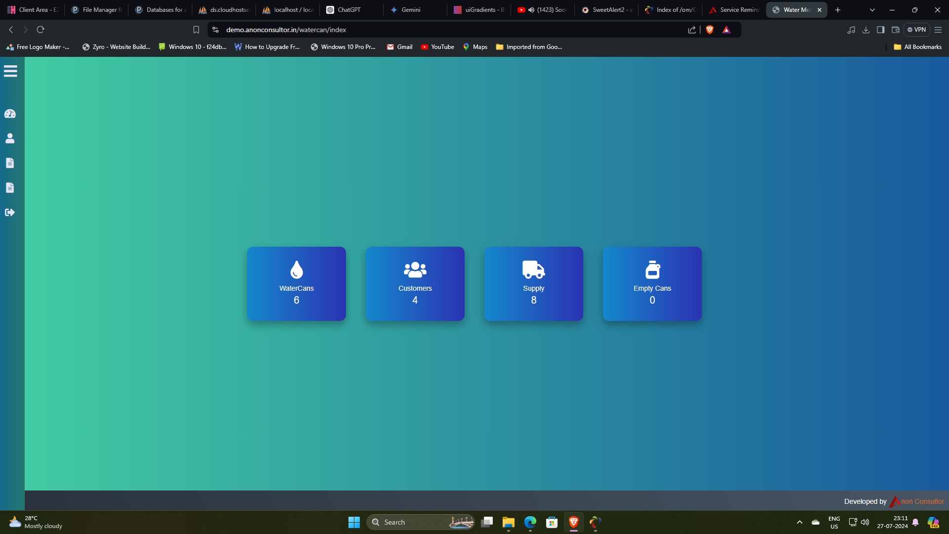 Water Can Management